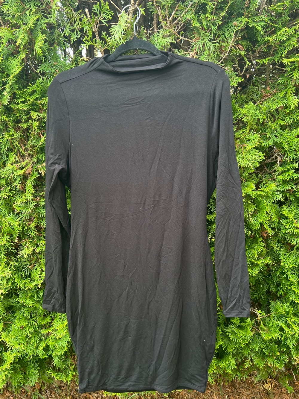 naked wardrobe Black Long Sleeve Dress